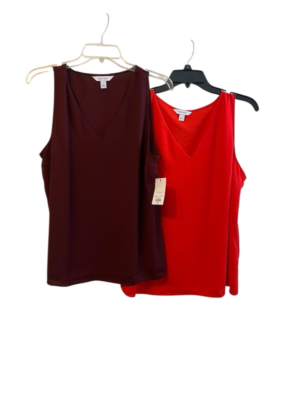 TWO  Nine West v neck cami’s